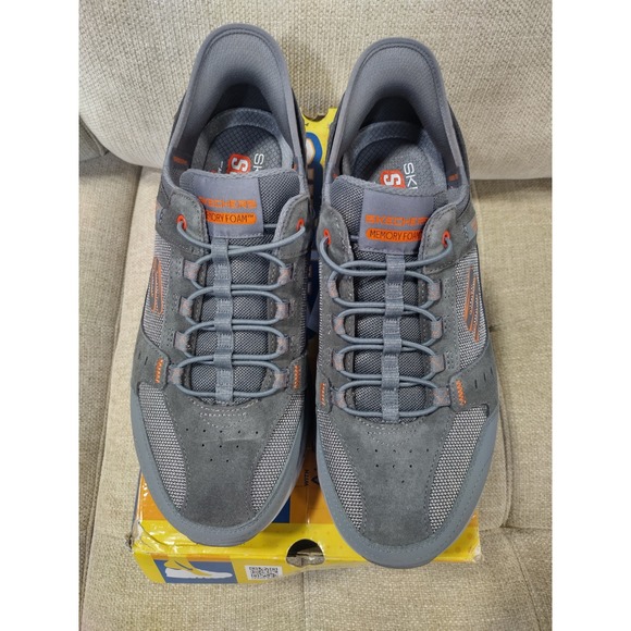 Skechers Other - Skechers Hands Free Slip-in Oak Canyon Consistent Winner Gray Orange size 12